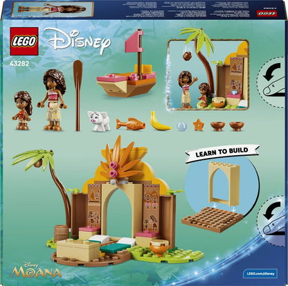 LEGO® 43282 Disney Princess - Vaianas Hütte und Boot (85 Teile)
