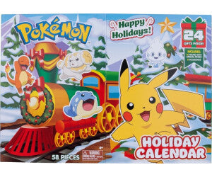 Pokémon Adventskalender, offizieller Pokémon Kalender mit 24 Überraschungen